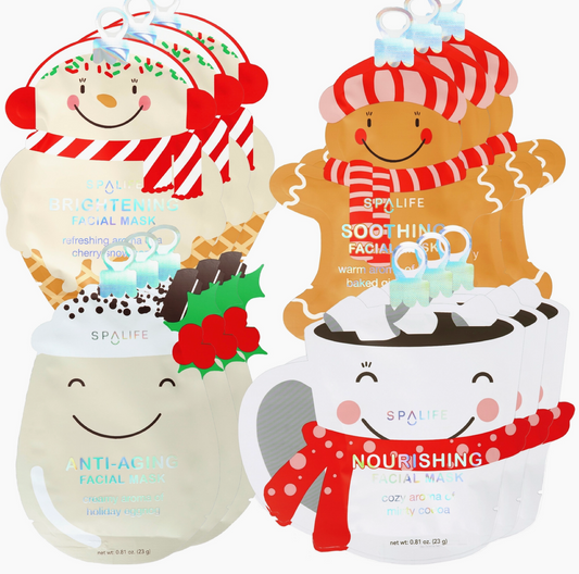 Christmas Holiday Treats Skincare Masks