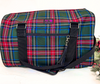 Green Tartan Duffel - Makeup Junkie Holiday Collab w/ Bad Habit*
