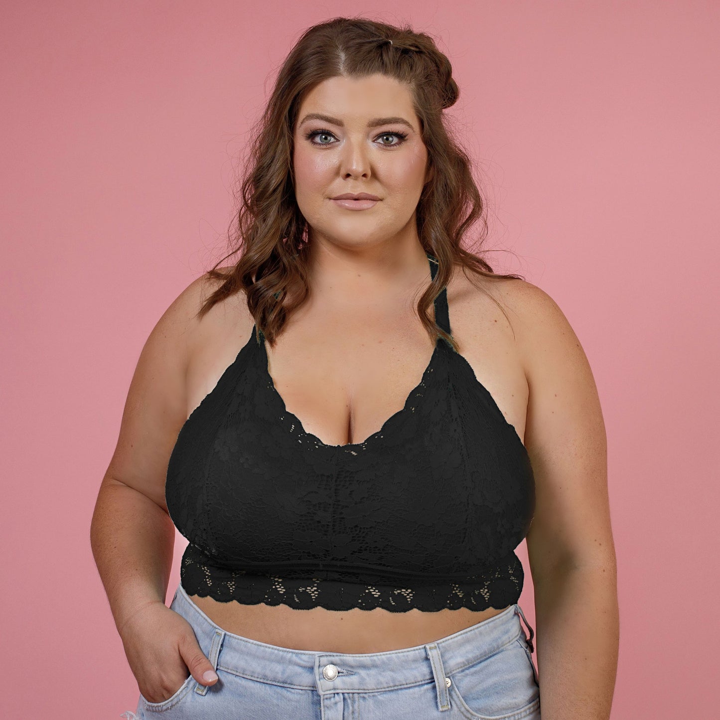 Juliette Deluxe Racerback Lace Bralette**
