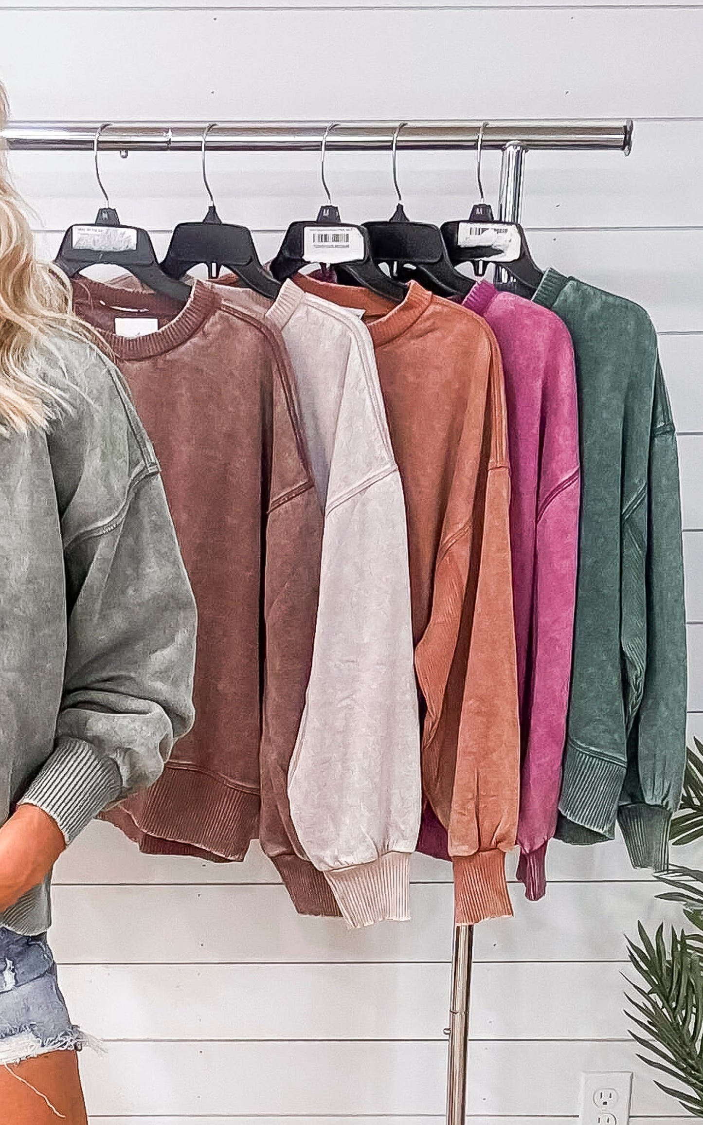 You Need This Acid Wash Fleece Sweatshirt | ZENANA - DEAL