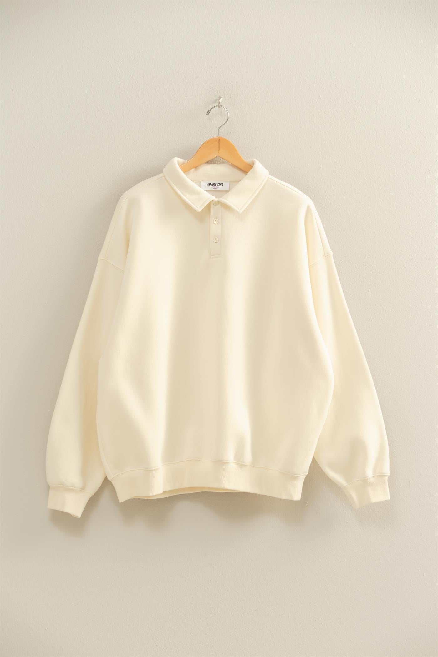 Oversized Polo Collared Pullover (6 COLORS) | HYFVE *LA LIVE PREORDER