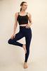Nylon Rib Yoga Leggings | RAE MODE