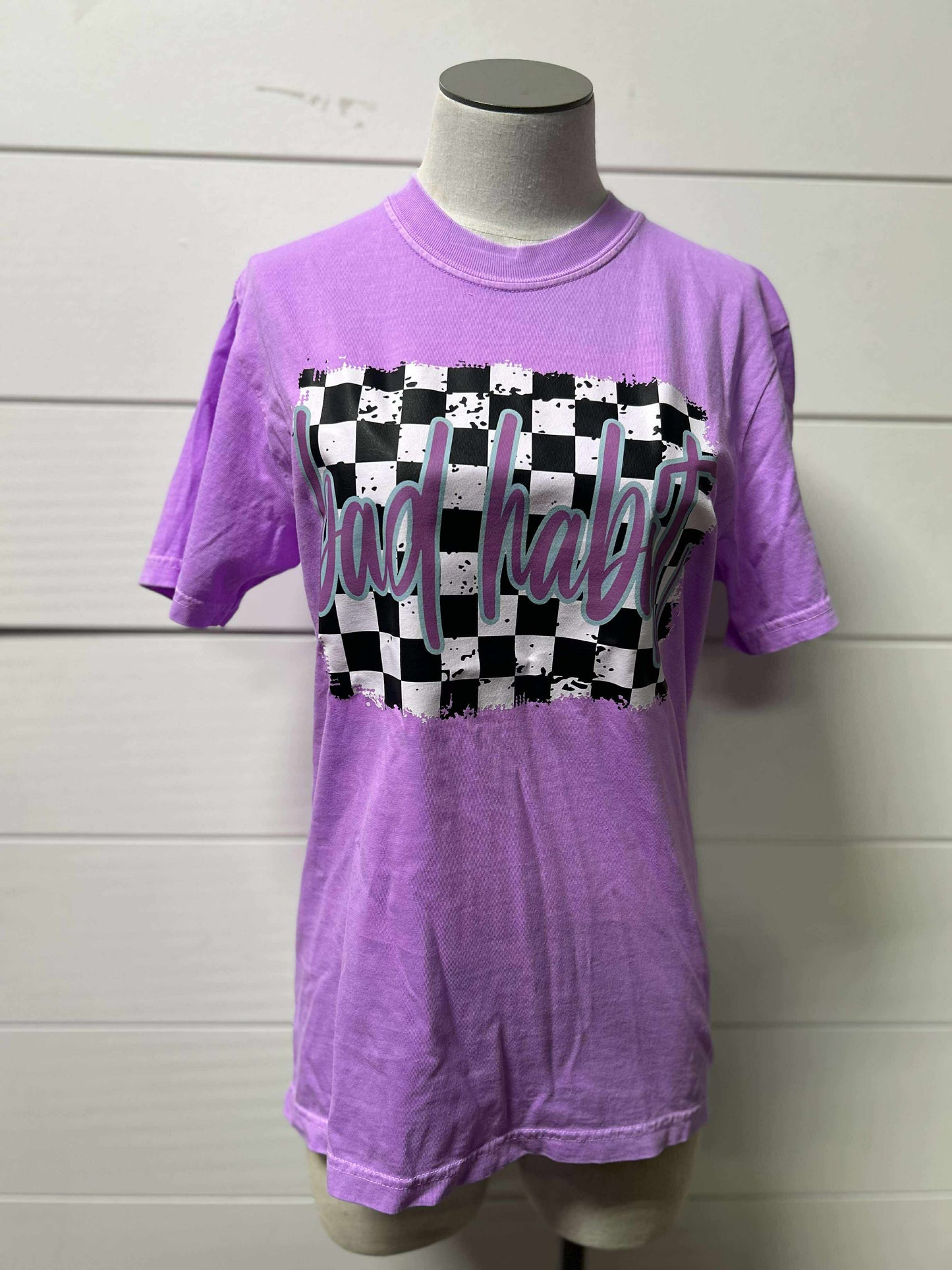 BHB Checkered Birthday Graphic T-shirt - Final Sale