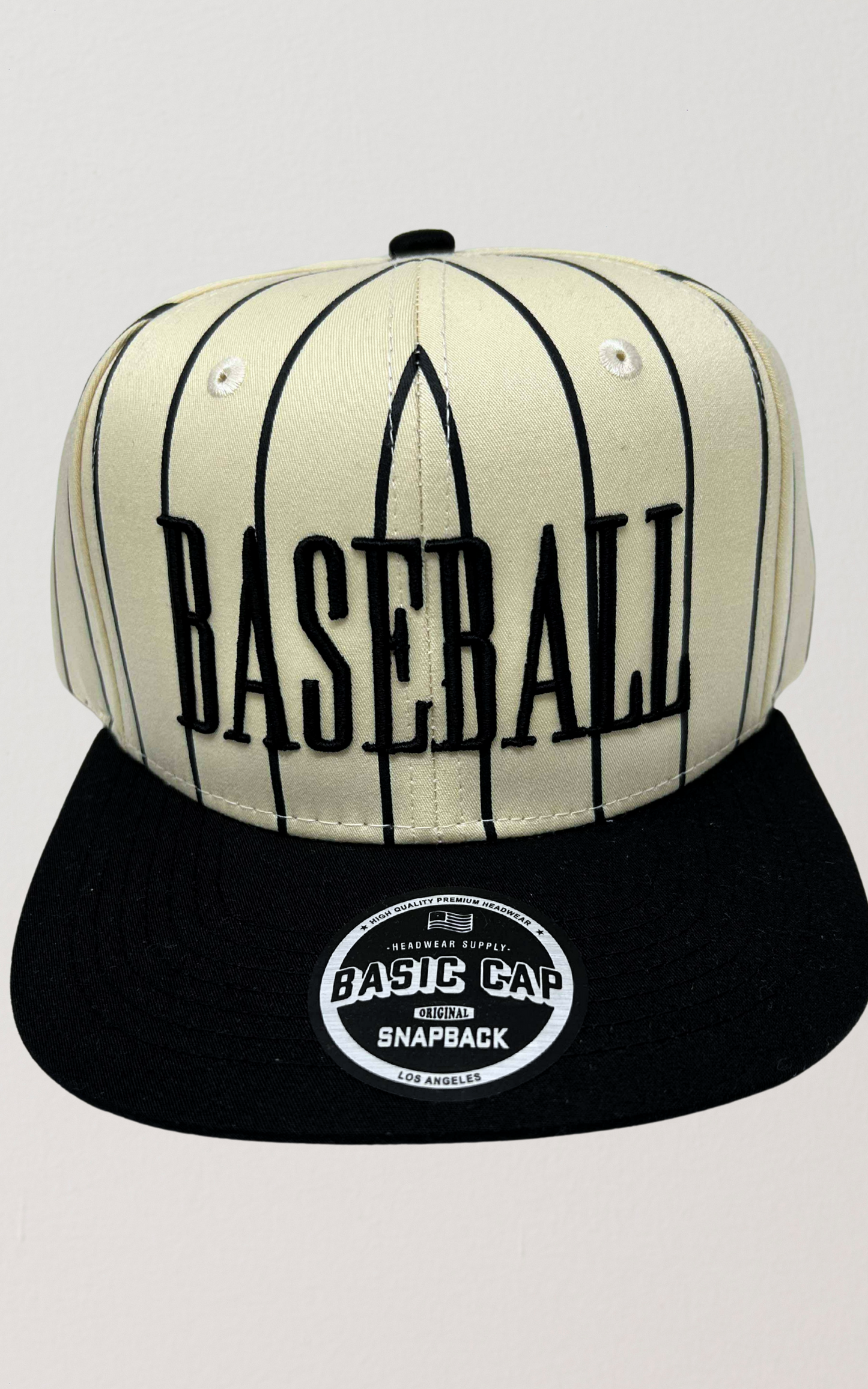 Baseball Natural Stripe 2-Tone Trucker Hat