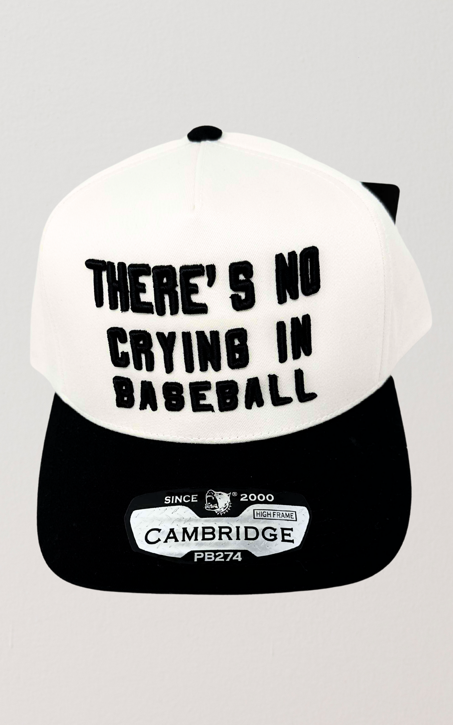 There's No Crying in Baseball 2-Tone Trucker Hat