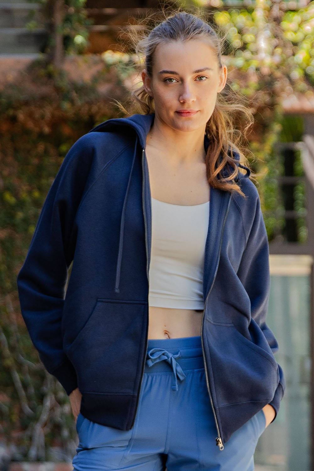 Fleece French Terry Full Zip Jacket | RAE MODE*- Final Sale