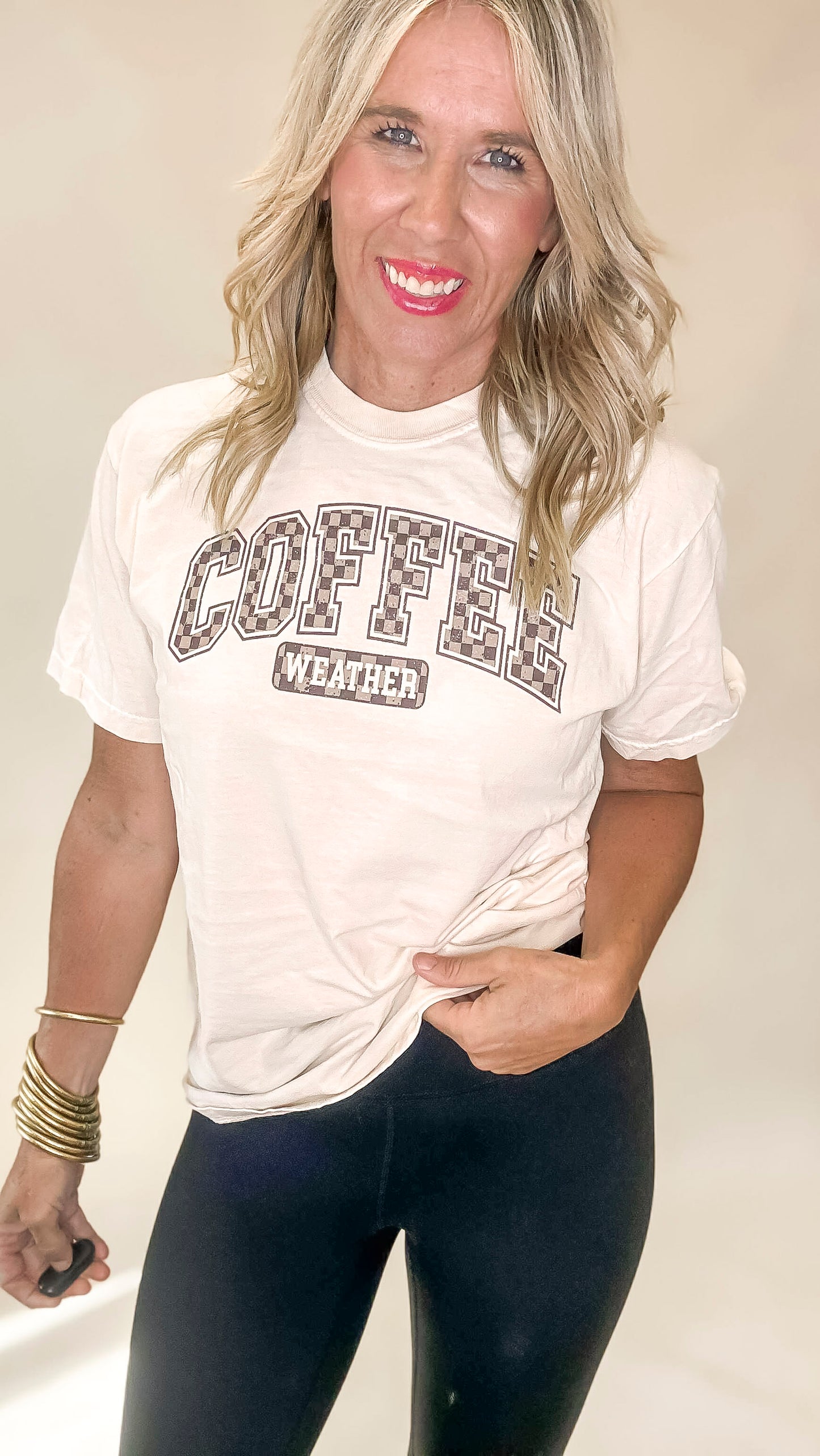 Coffee Weather Garment Graphic T-shirt
