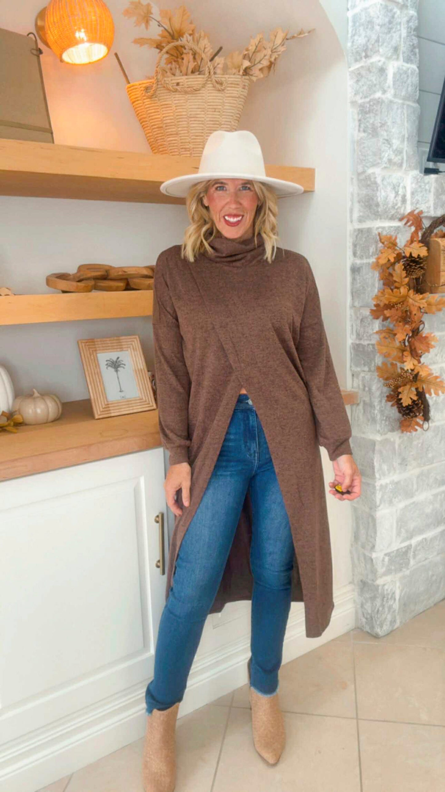 Flowy Surplice Wrap Duster *DEAL