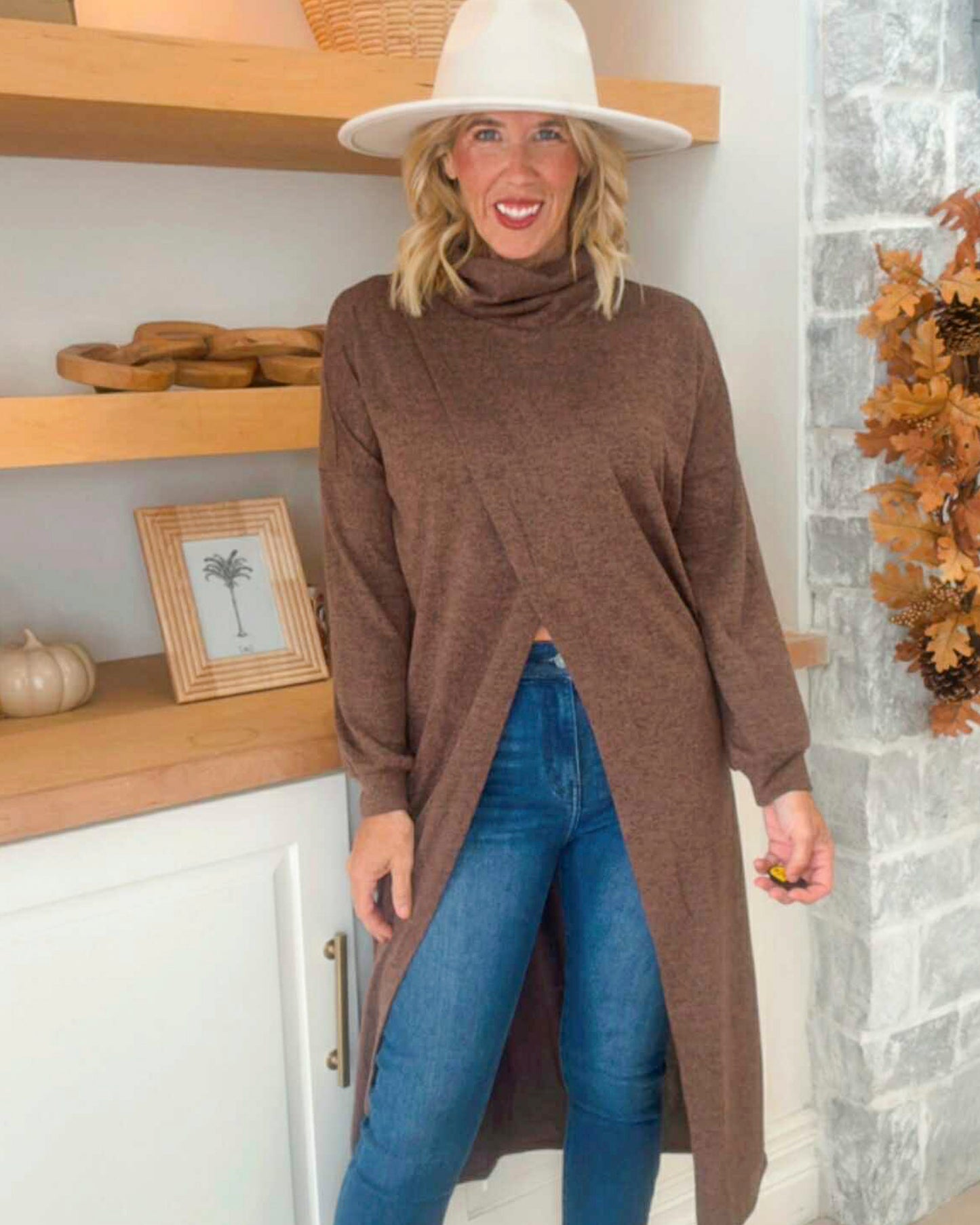 Flowy Surplice Wrap Duster *DEAL