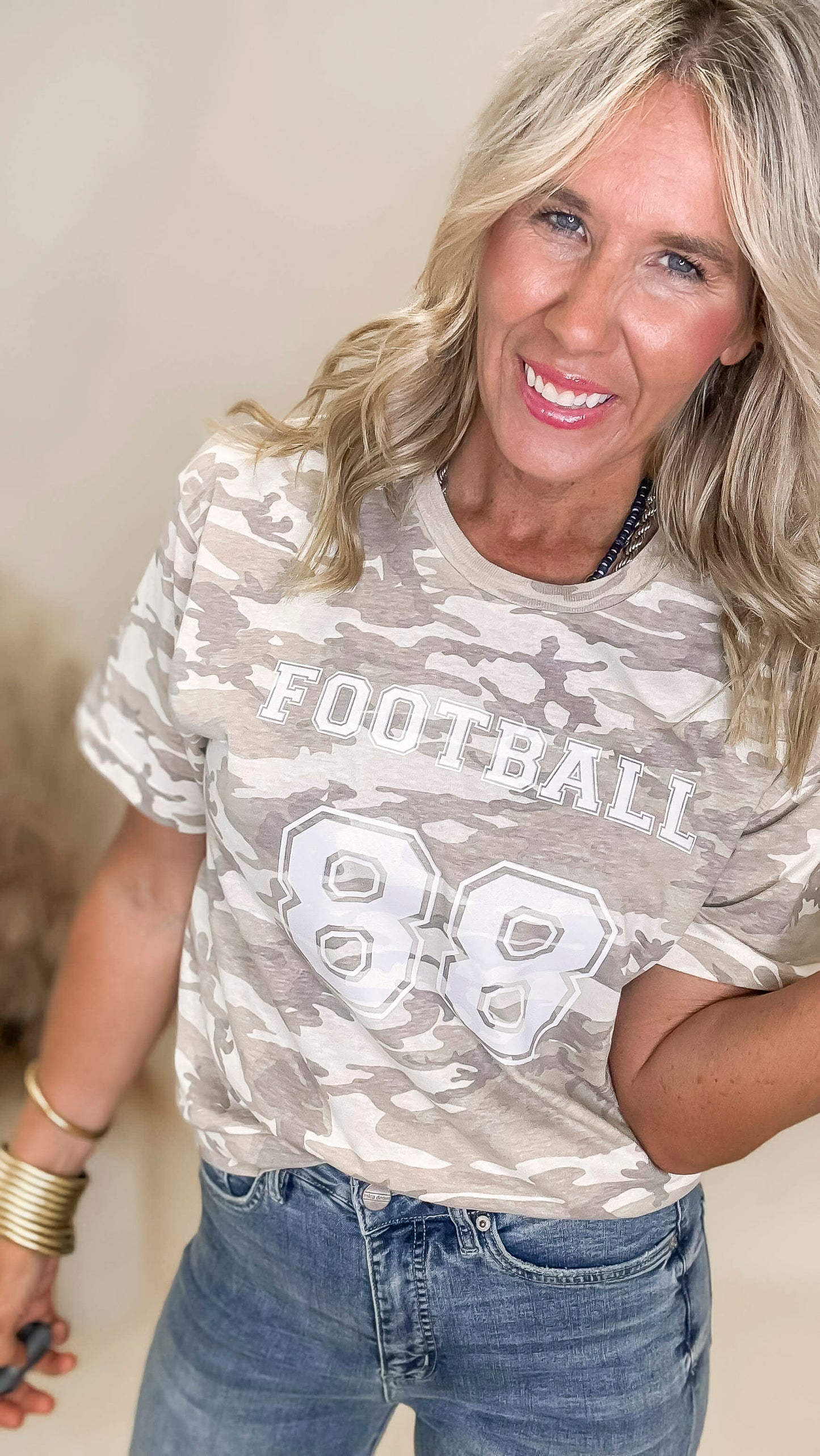 Football 88 Varsity Camo Graphic T-shirt (2 COLORS)