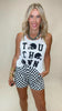 TOUCHDOWN Graphic Racerback Tank Top