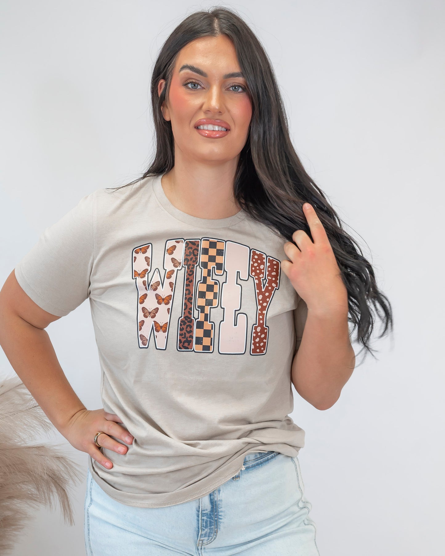 Wild About Wifey Graphic T-shirt