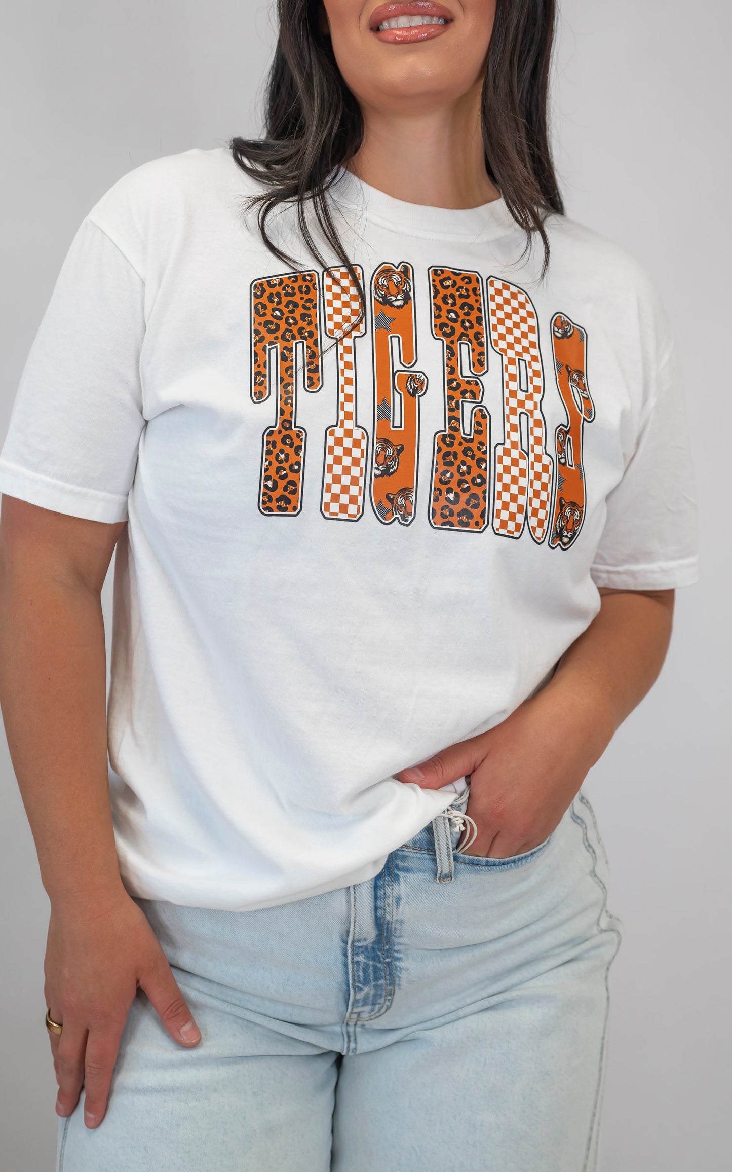 Game Day Tigers Garment Graphic T-shirt