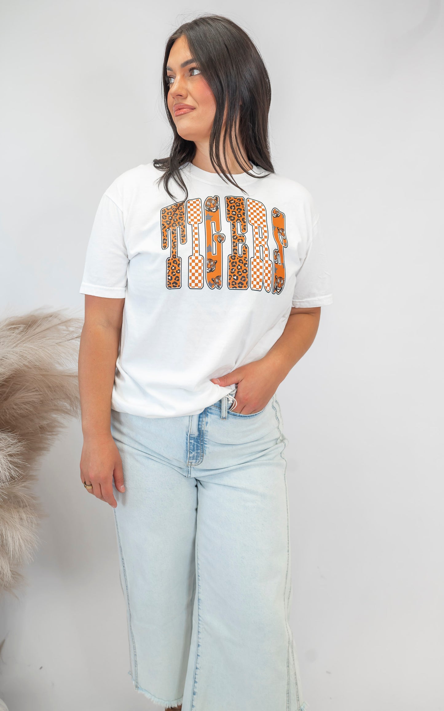 Game Day Tigers Garment Graphic T-shirt