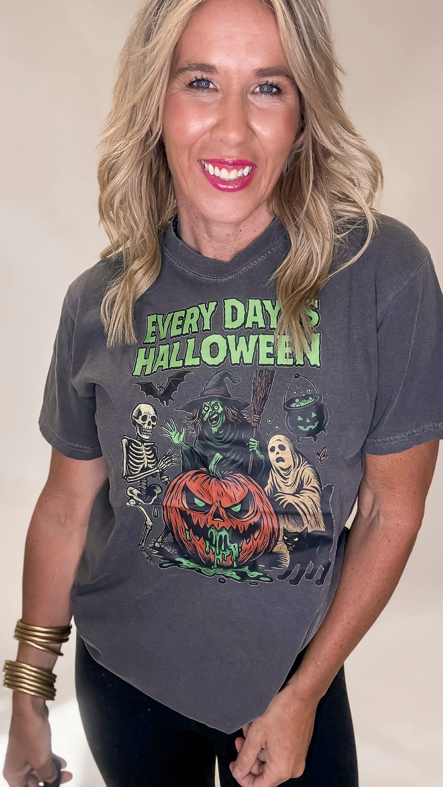 Everyday is Halloween Garment Graphic T-shirt