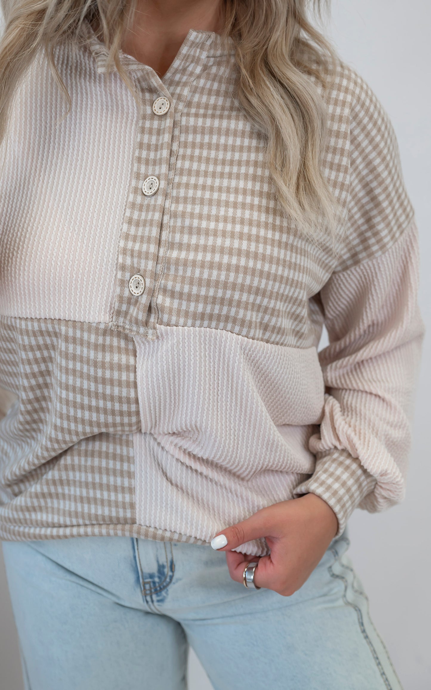 Check Mate Long Sleeves Top