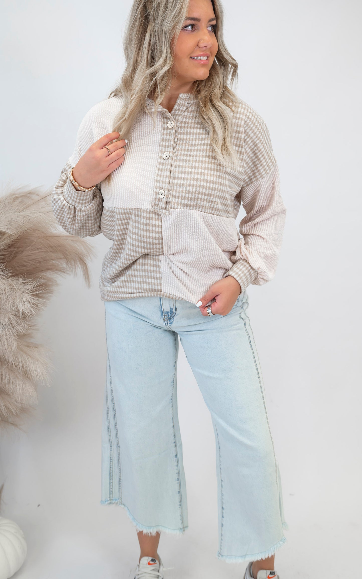 Check Mate Long Sleeves Top