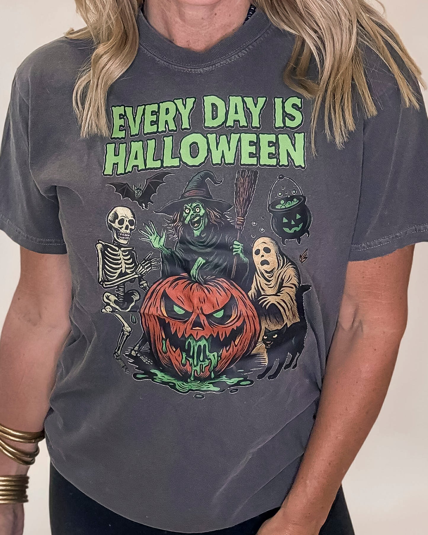 Everyday is Halloween Garment Graphic T-shirt