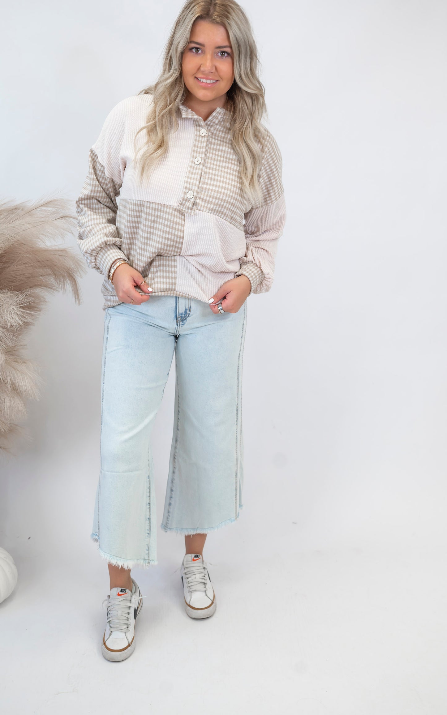Check Mate Long Sleeves Top