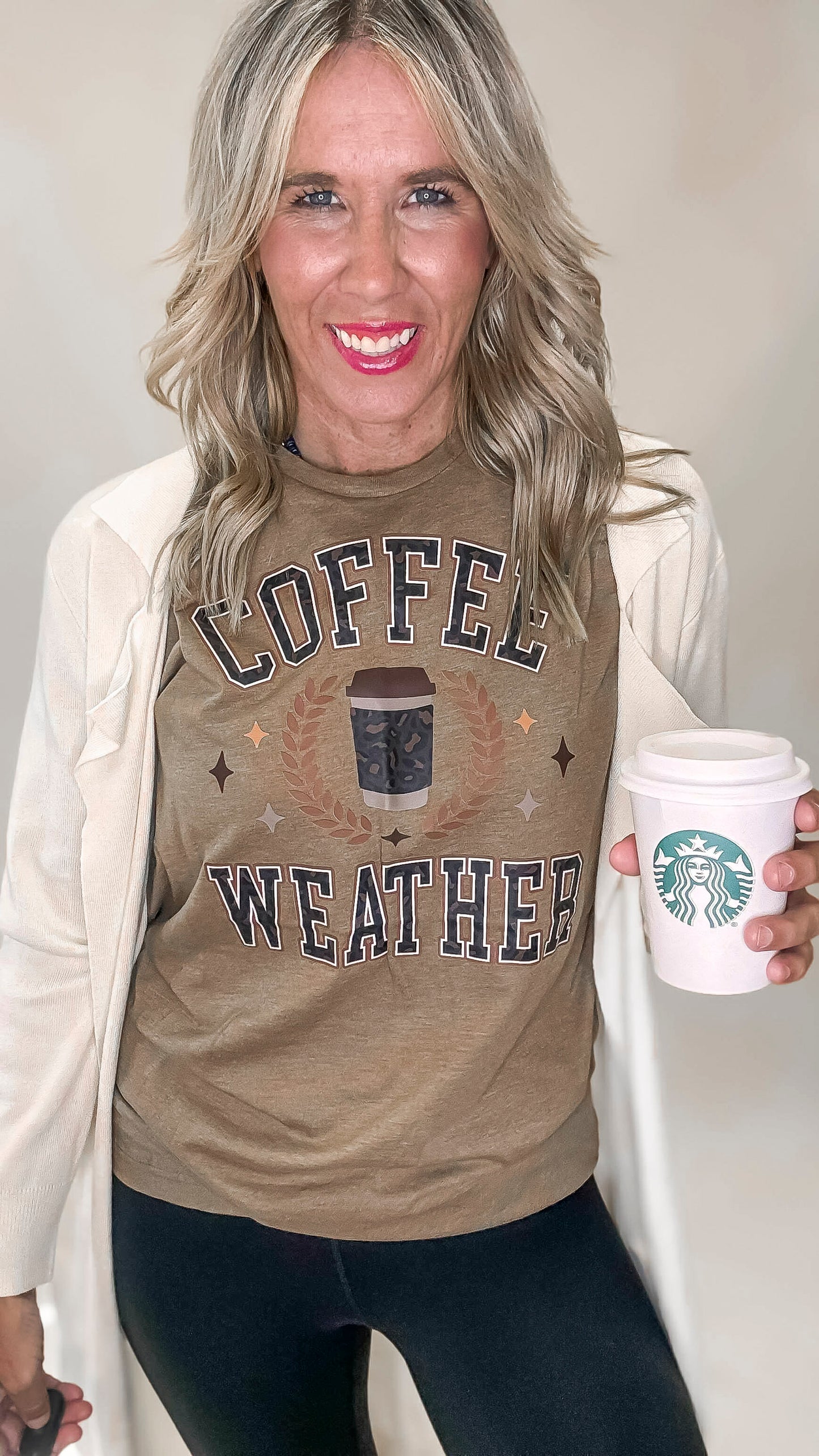 Coffee Weather Graphic T-shirt