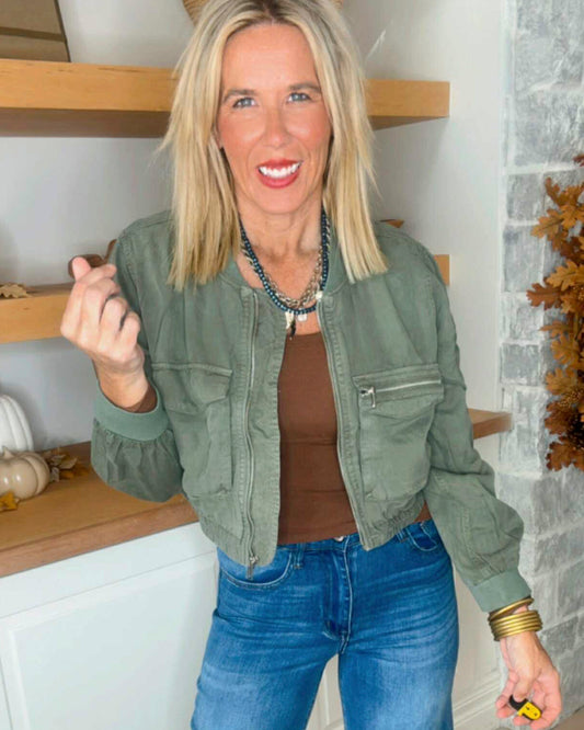 Season Shift Utlitly Bomber Jacket | RISEN