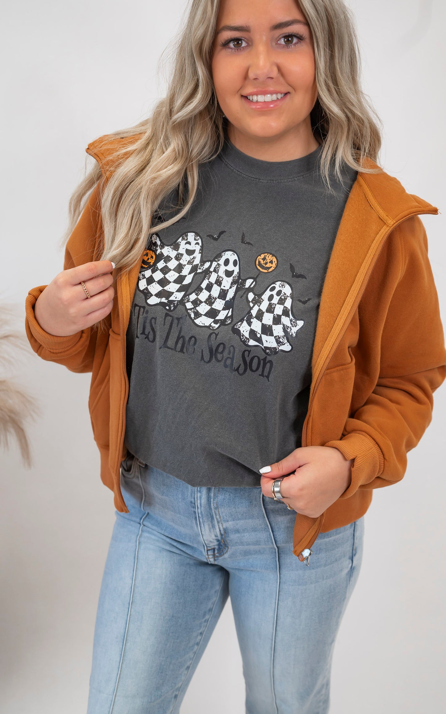 ’Tis The Spooky Season Garment Graphic T-shirt