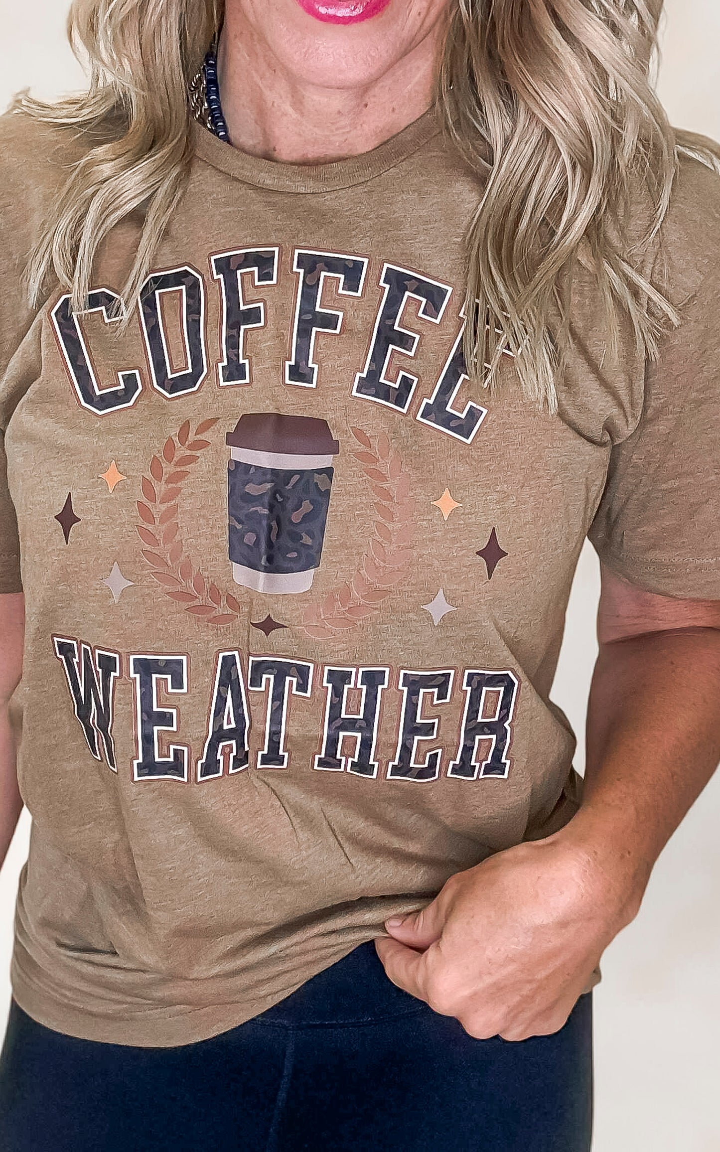 Coffee Weather Graphic T-shirt