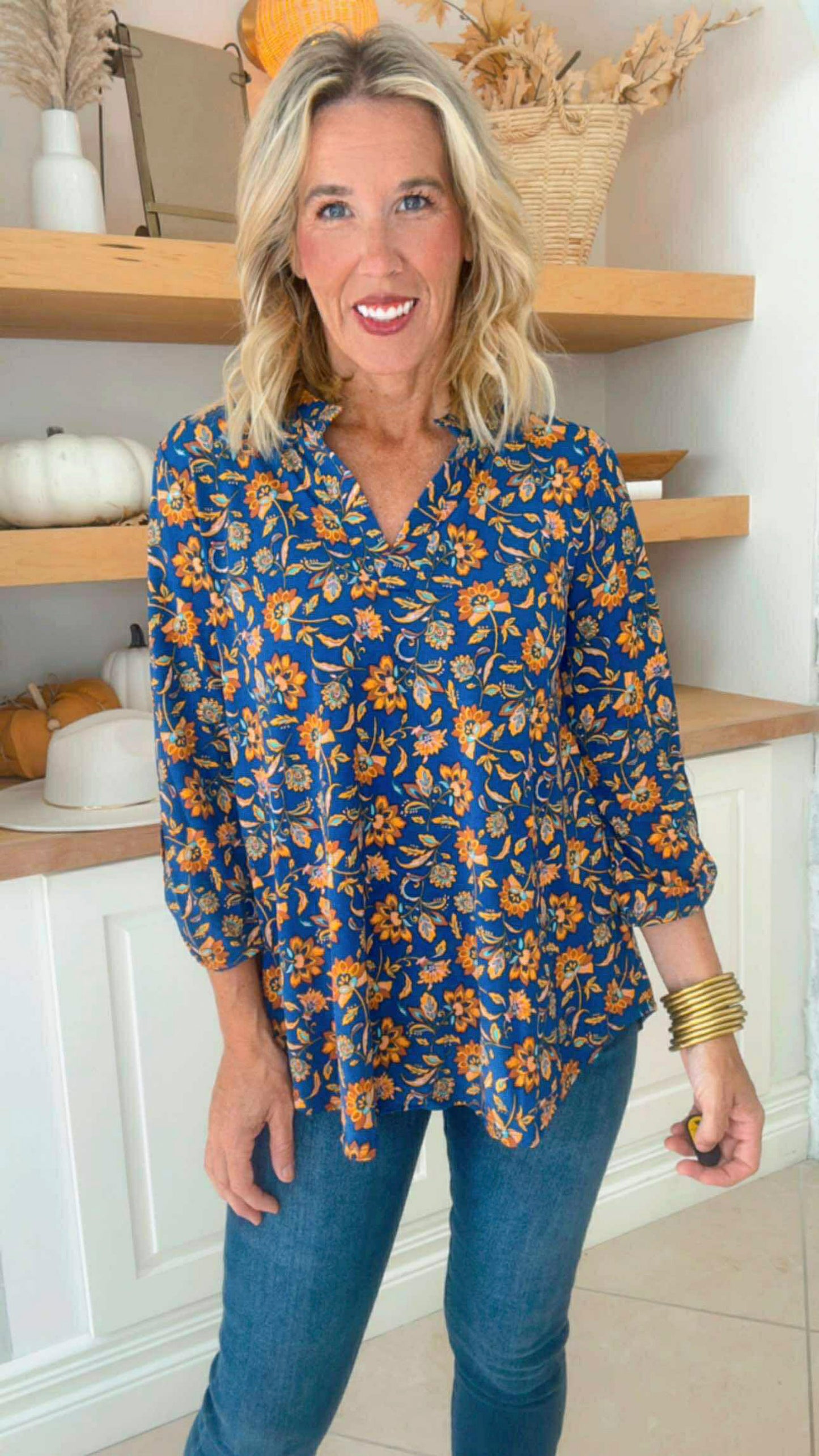 The Navy Signature Lizzy Top *DEAL