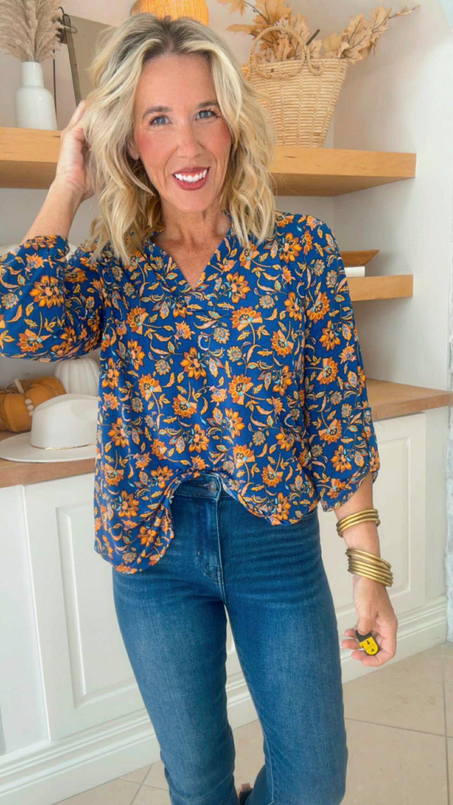 The Navy Signature Lizzy Top *DEAL