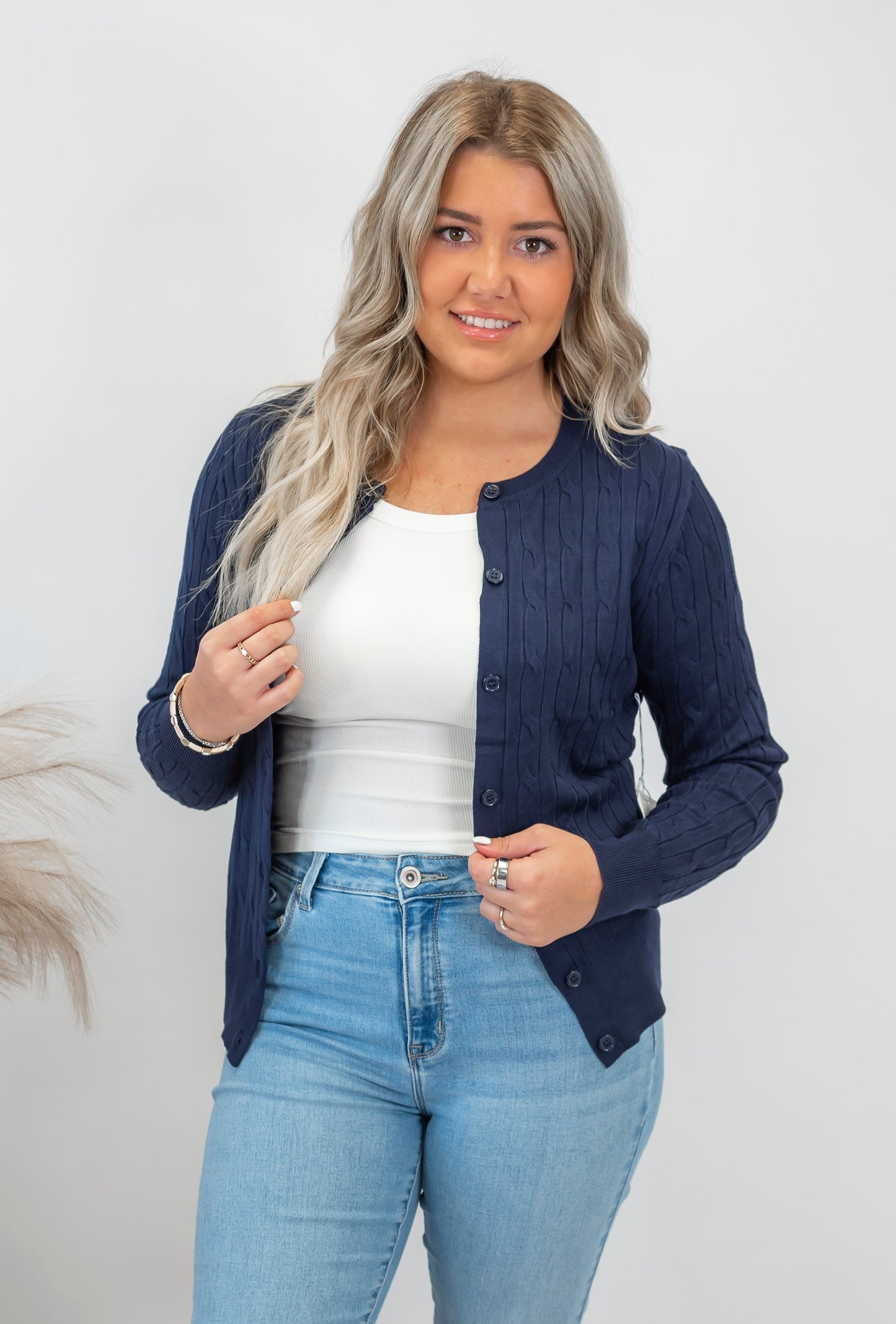 A Classic Cable Knit Button Cardigan (9 COLORS) *DEAL*