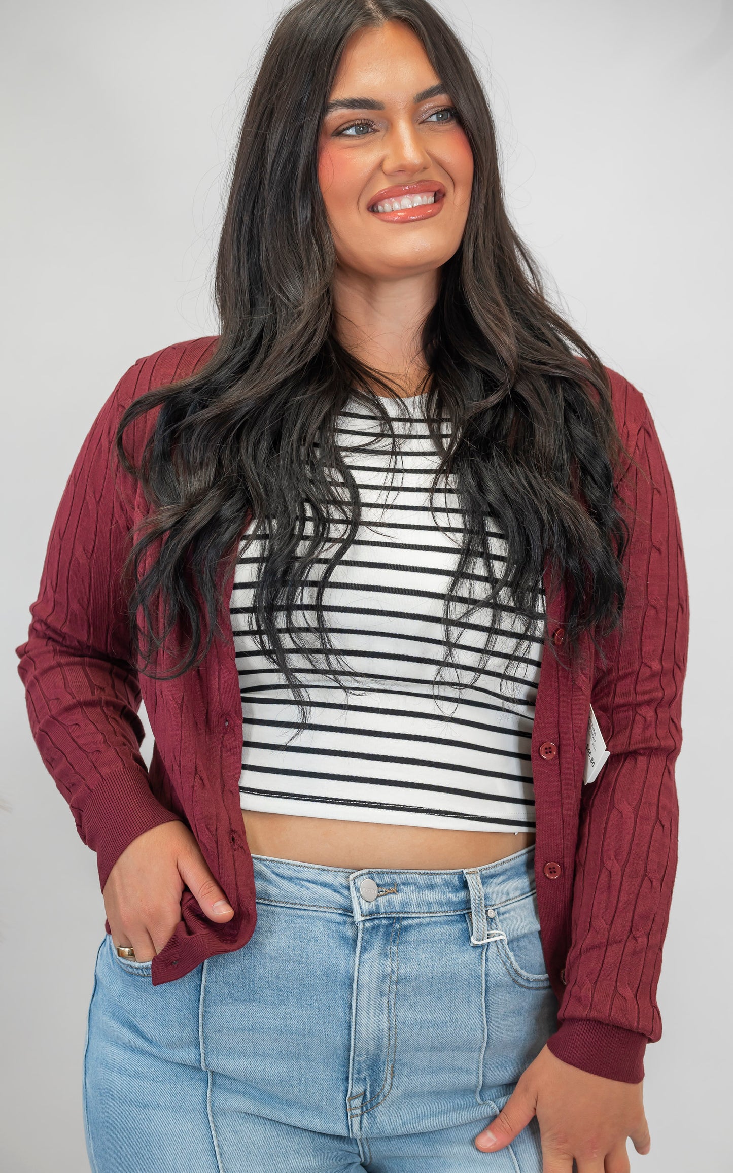 A Classic Cable Knit Button Cardigan (9 COLORS) *DEAL*