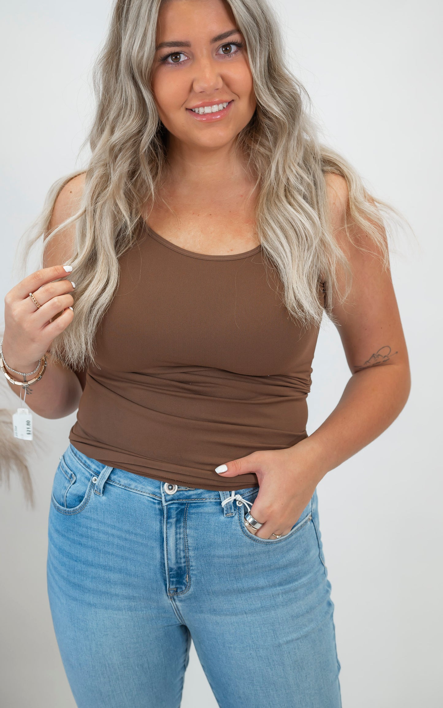 Reversible V Or U Neckline Seamless Tank - Part 2 (10 COLORS)