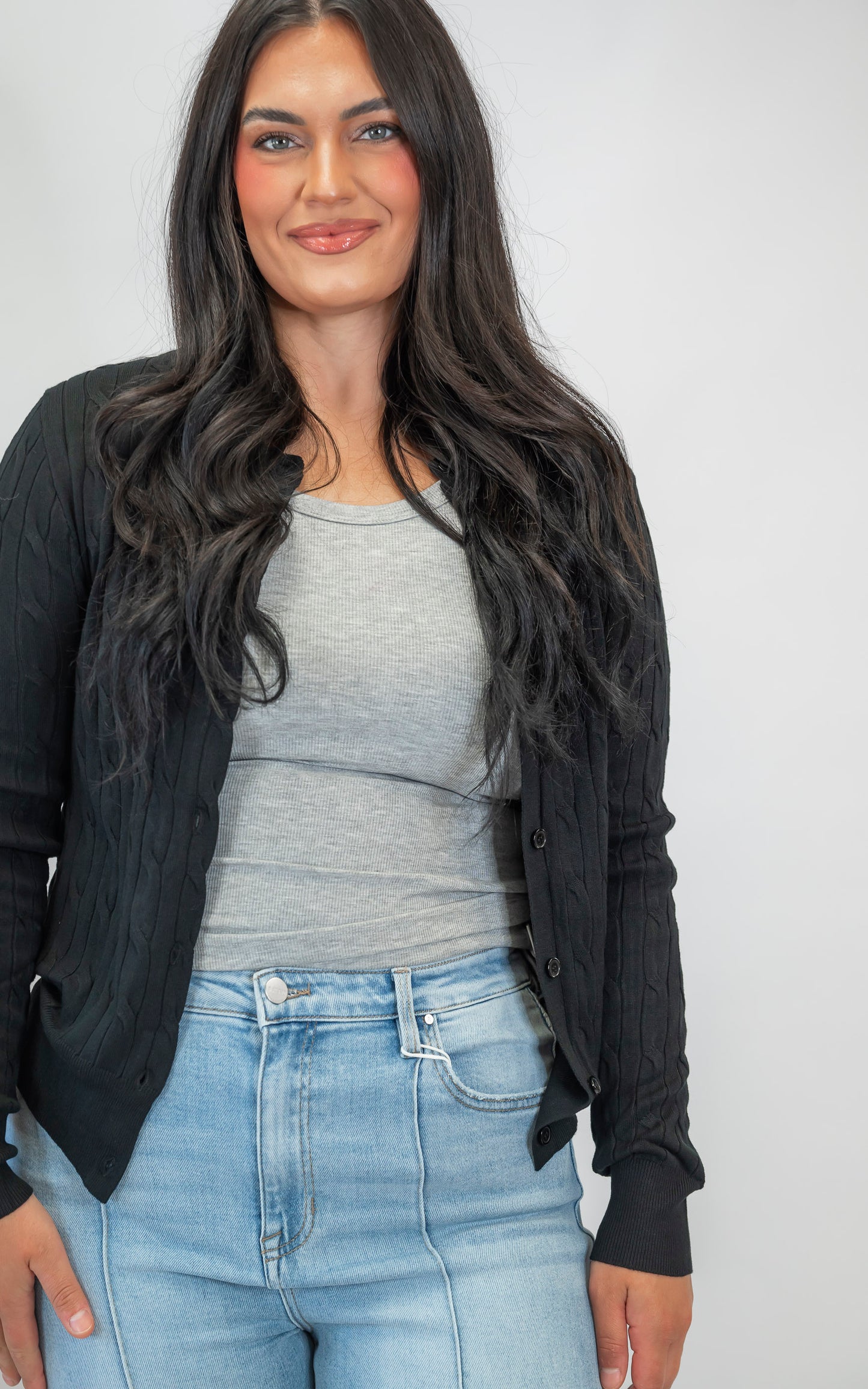 A Classic Cable Knit Button Cardigan (9 COLORS) *DEAL*