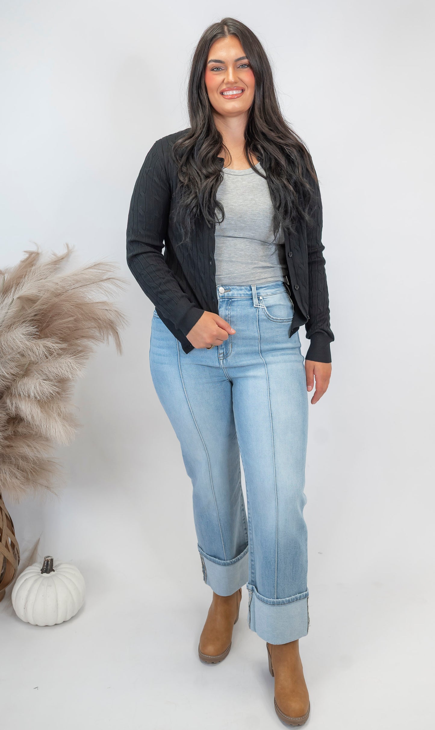 A Classic Cable Knit Button Cardigan (9 COLORS) *DEAL*