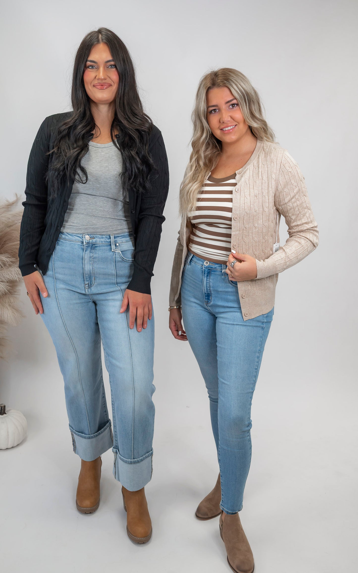 A Classic Cable Knit Button Cardigan (9 COLORS) *DEAL*