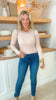 Modern Edge Ribbed Sweater Top