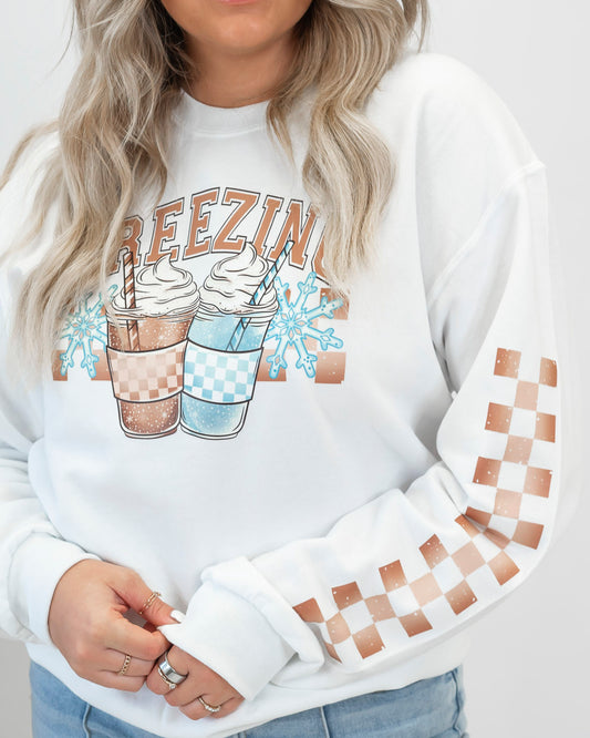 Freezing Latte Graphic Sweatshirt