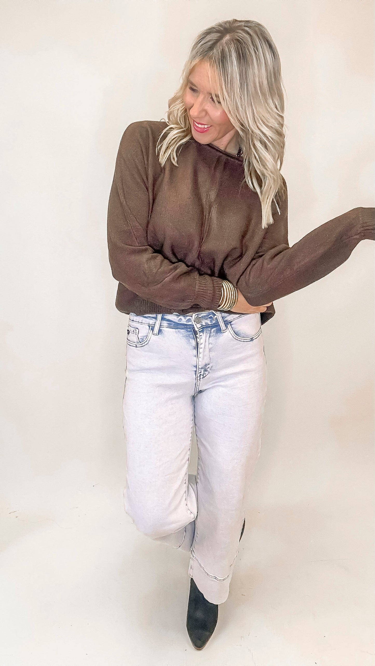 The Dreamer Double Seam Sweater | ZENANA (6 COLORS)