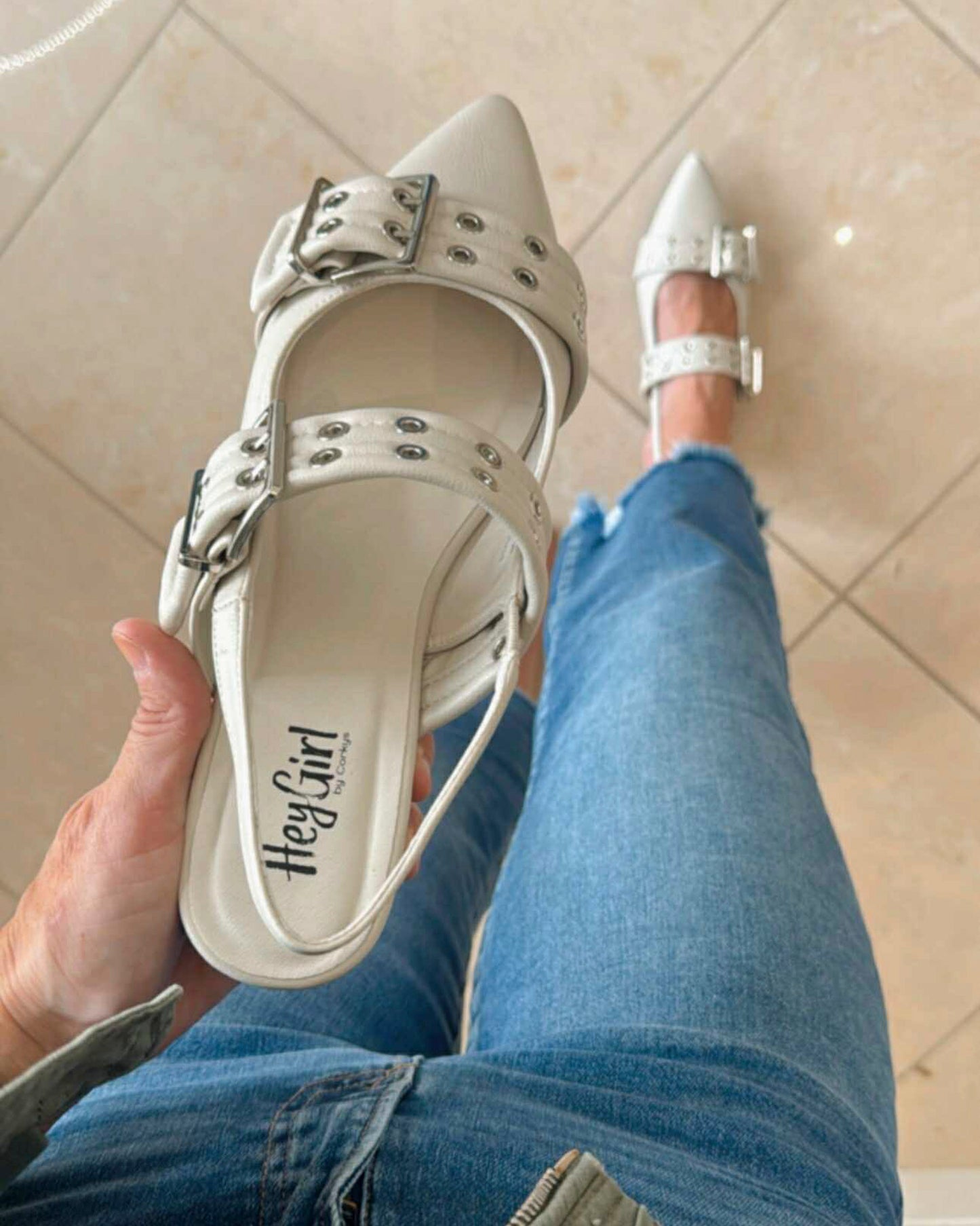 Corkys On the Prowl Slip On Shoe - Ivory