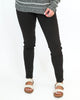 Black Mid Rise Super Skinny Denim Jeans | Kan Can
