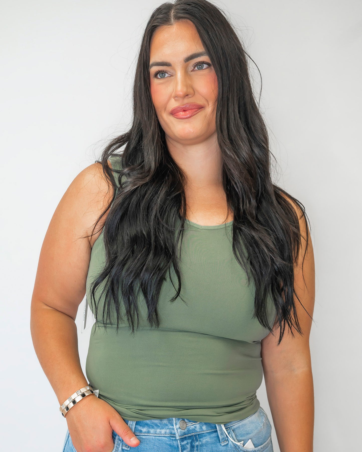 Reversible V Or U Neckline Seamless Tank - Part 2 (10 COLORS)