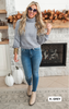 H GREY Chenille Turtleneck Sweater