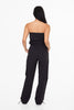 Black Strapless Romper - Mono B - Final Sale