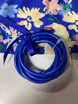 Set Of 5 Blue Bangle Bracelets - Final Sale