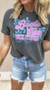 Comfort Colors pepper crop graphic t-shirt with words boats well with others on it