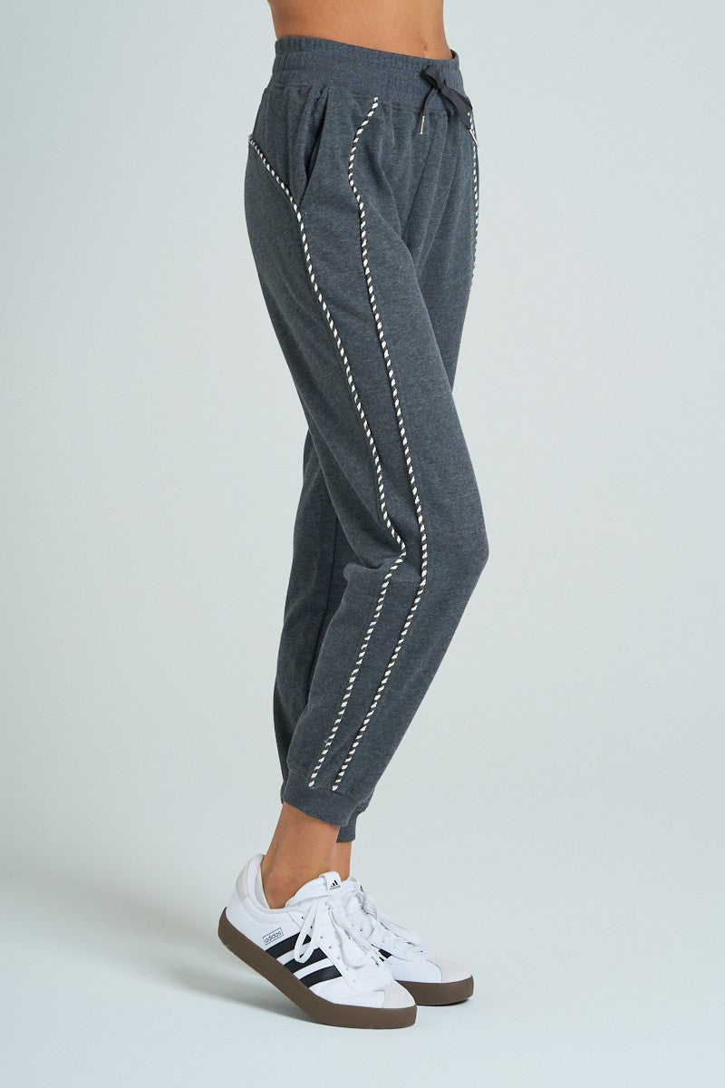 Piping Jogger Pants - Final Sale