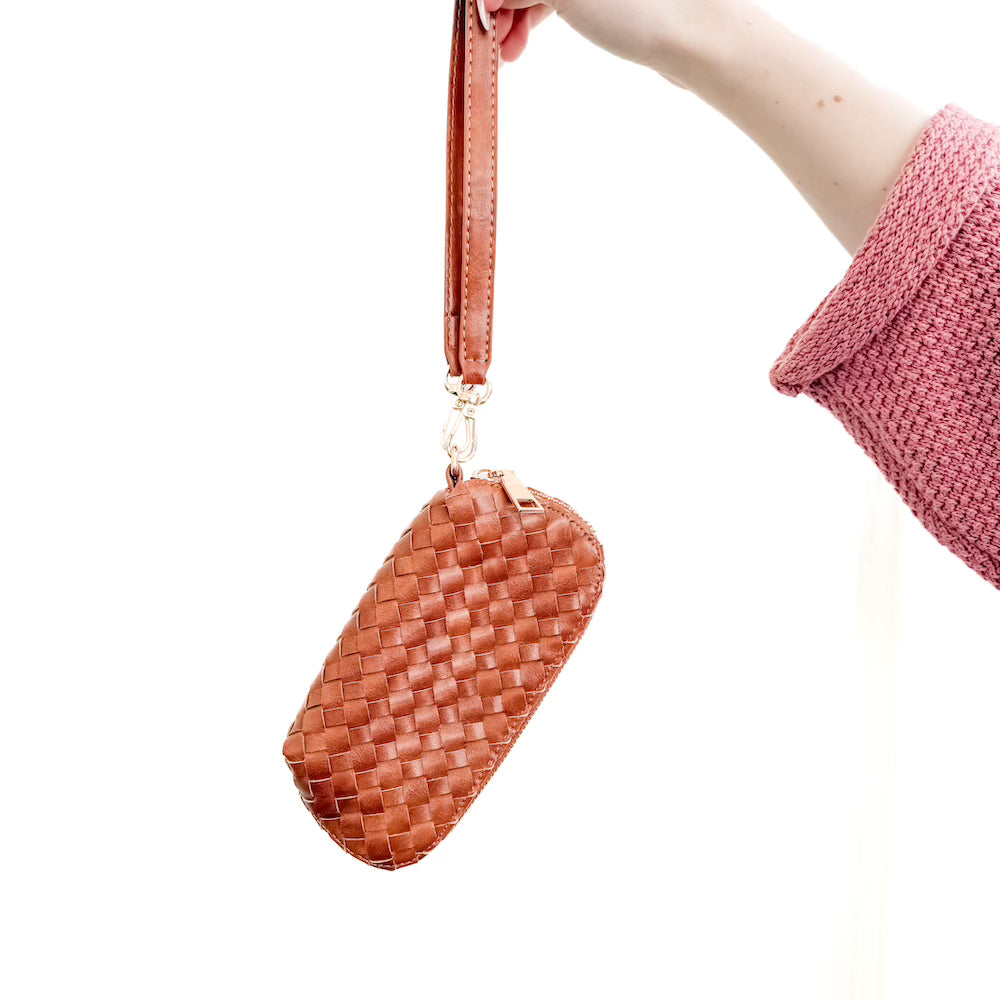 Dylan Woven Sunglass Case Wristlet-Pouch-Pretty Simple