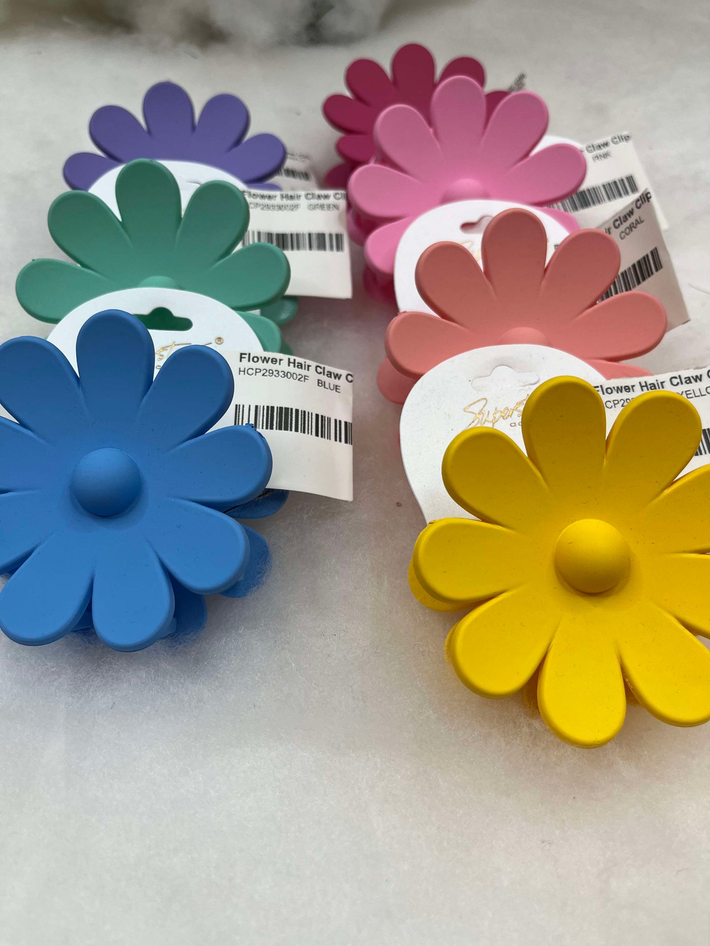 Flower Hair Claw Clips