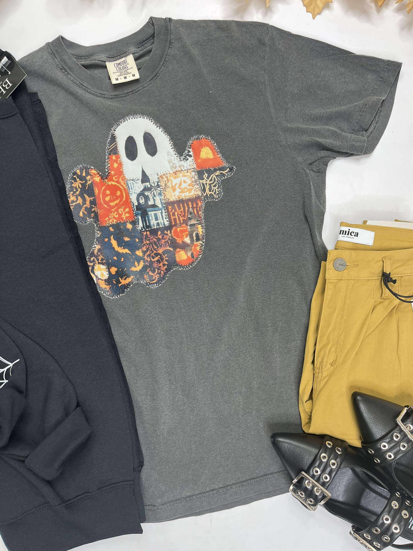 Patchwork Phantom Garment Graphic T-shirt