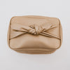 Holiday Gold Madelyn Bow Makeup Bag Wholesale-Make Up Bag-Pretty Simple